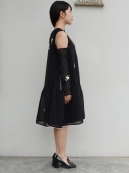 Zayan The Label Joney Dress(小花柄オフショルL/Sドレス)