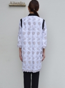 near.nippon刺繍ロングブルゾンコート