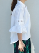 near.nippon袖飾り オーバーシャツ
