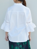 near.nippon袖飾り オーバーシャツ