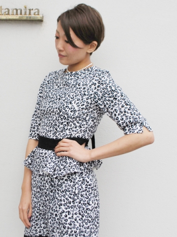 Yuge レオパードトップス