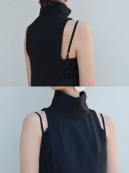 AKIRANAKA combi lace  PO(ハイネックN/Sシャツ)