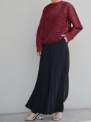 AKIRANAKA lattice body hand knit PO(ハンドニット)
