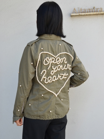 Tu es mon TRESOR M65field jacket "Open your heart"