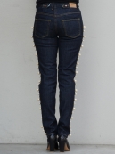 Tu es mon TRESOR Side double pearl edge 1wash