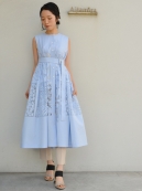 sakayori. オパール加工コートドレス