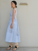 sakayori. オパール加工コートドレス