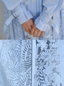 sakayori. オパール加工コートドレス