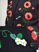 MUVEIL お花刺繍カーディガン