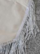 MUVEIL ビーズフリンジミニトート