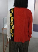 AKIRANAKA Combi intarsia knit PO (コンビインターシャニット)