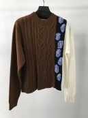 AKIRANAKA Combi intarsia knit PO (コンビインターシャニット)