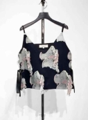 AKIRANAKA Kamila camisole(花カットジャガードキャミソール)