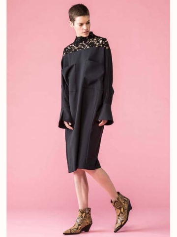 AKIRANAKA Yvonne dress(デコルテレースドレス)