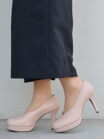 SAKIAS D.pumps (プラットフォームベーシックパンプス) pinkbeige