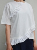 muller of yoshiokubo フリルTシャツ