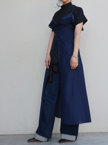 mame Kurogouchi クロシェレースキャミドレス