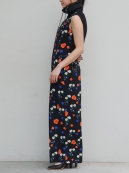 AKIRANAKA Morgan MD combinaison(花柄ハイネックコンビネゾン)