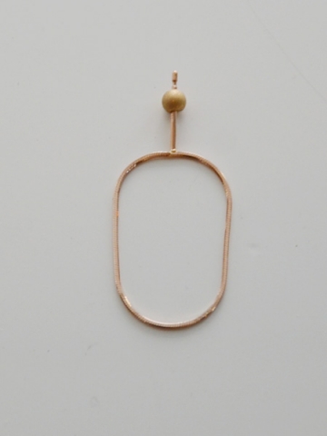 CAFCA CIRCLE SHORT EARRING