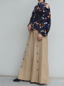 AKIRANAKA Morgan pot sleeve PO(花柄カットオフブルゾン)