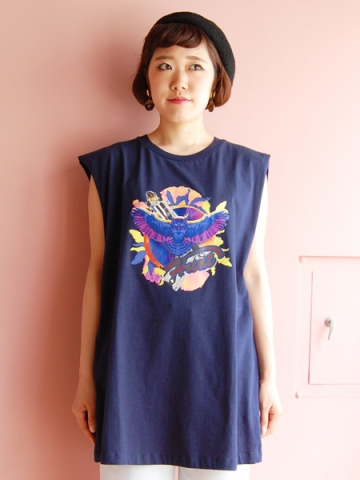 Wonder Anatomie　OWL TANK TOP