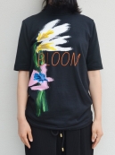 AKIRANAKA 刺繍スタンドカラー T-sh