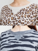 MUVEIL アニマルプリントワンピース