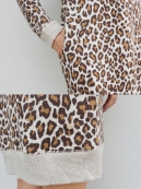 MUVEIL アニマルプリントワンピース