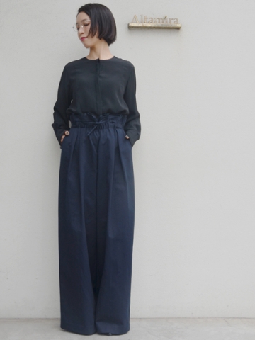 muller of yoshiokubo Gather wide pants