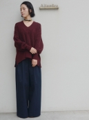 muller of yoshiokubo Gather wide pants