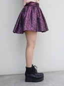 fleamadonna　METALIC FLARED SKIRT