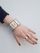 Bijou RI Key Buckle Glitter Brace