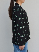 AKIRANAKA Paula blouse(小花刺繍パジャマシャツ)